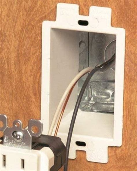 how to secure electrical box without studs|electrical box no stud.